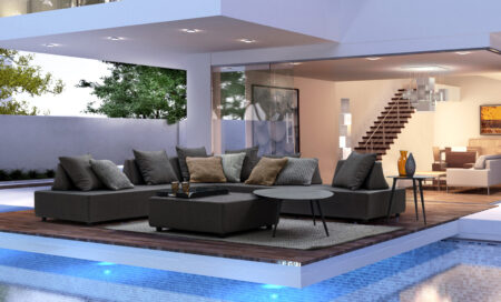 Salon de jardin Piper anthracite